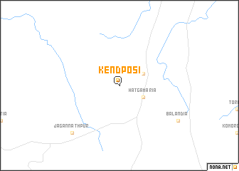 map of Kendposi