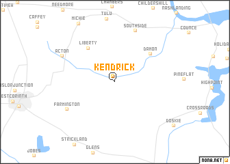 map of Kendrick