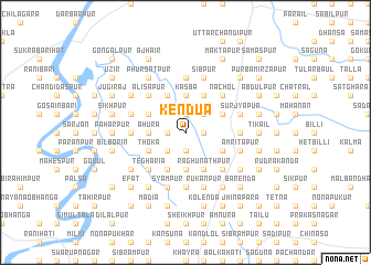 map of Kendua