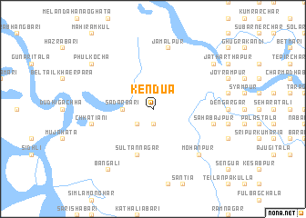 map of Kendua