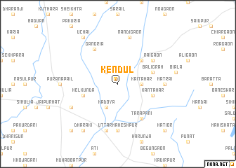 map of Kendul