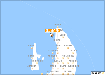 map of Kendwa