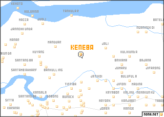 map of Keneba