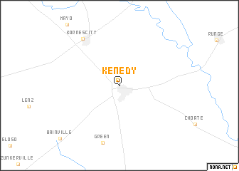 map of Kenedy