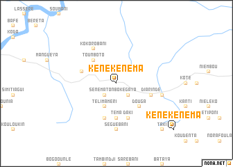 map of Kénékénéma