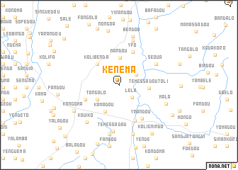 map of Kenéma