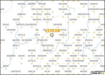 map of Kenema