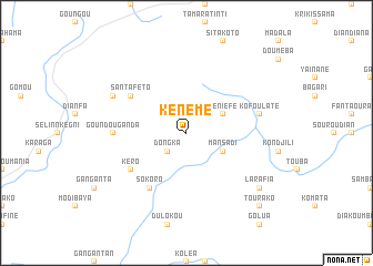 map of Kénémé