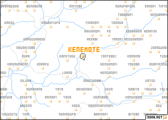 map of Kenemote