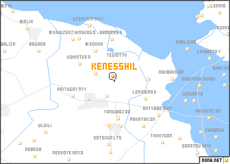 map of Kenesshilʼ