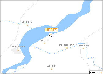 map of Kenes