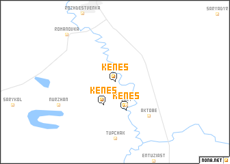 map of Kenes