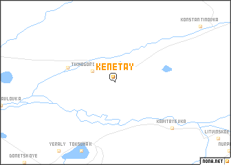 map of Kenetay