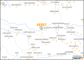 map of Kenet