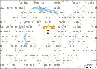 map of Kenewa