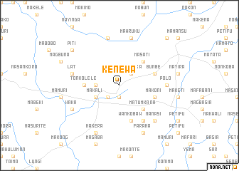 map of Kenewa