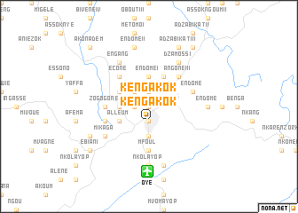 map of Keng-Akok