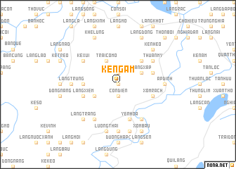 map of Kẻ Ngâm