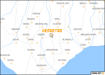 map of Kengetan