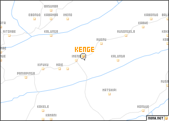 map of Kenge