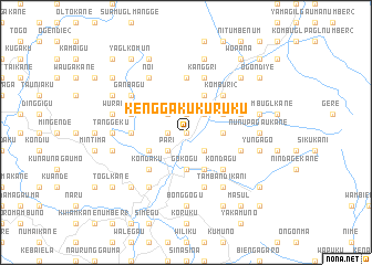 map of Kenggaku-Kuruku