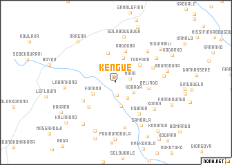 map of Kèngué