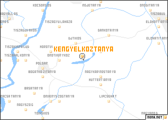 map of Kengyelköztanya