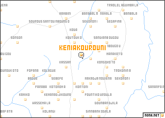 map of Kéniakourouni