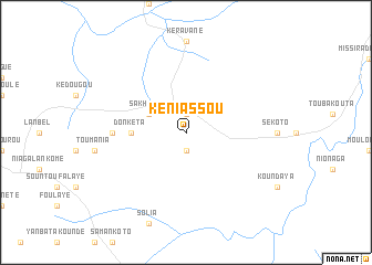 map of Kéniassou