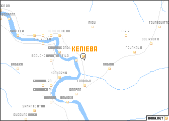 map of Kéniéba