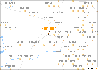 map of Kéniéba
