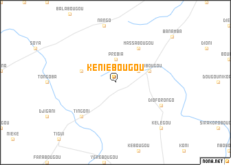 map of Kéniébougou