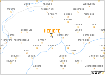 map of Kéniéfé