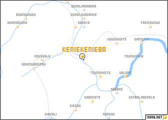 map of Kéniékéniéba