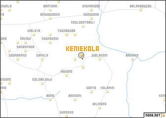 map of Kéniékola