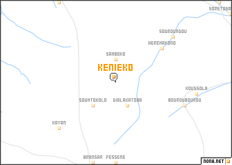 map of Kéniéko
