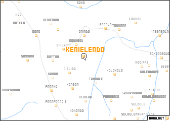 map of Kéniélèndo