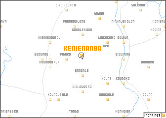 map of Kéniénanba