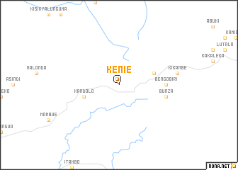 map of Kenie