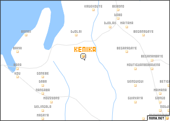 map of Kénika