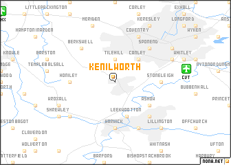 map of Kenilworth