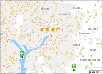 map of Kenilworth