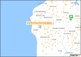 map of Keninding Saibali