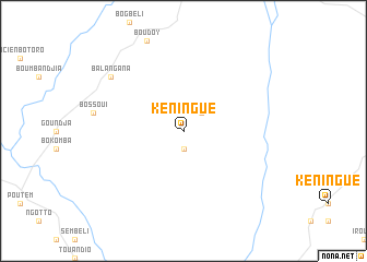 map of Keningué