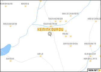 map of Kéninkoumou