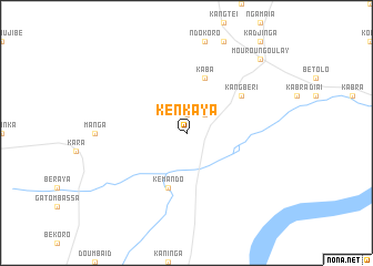 map of Kenkaya