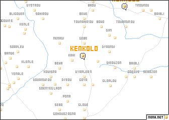 map of Kenkolo