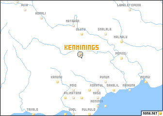 map of Kenminings