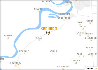 map of Kenmoor