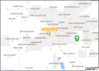 map of Kenmore
